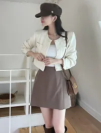 Stylish Fabulous Women Crepe Western Dress-thumb2