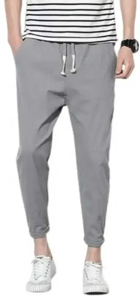 Trendy Men Cotton Casual Trouser