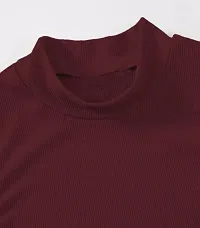 Classic Cotton Solid Tops for Womens-thumb2