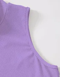 Classic Cotton Solid Tops for Womens-thumb2
