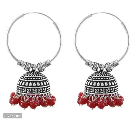 Trendy Silver Alloy Jhumkas For Women-thumb0