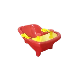 Red Color Bathtub for Laddu Gopal Size 0-3 | Swimming pool for Bal Gopal-thumb1