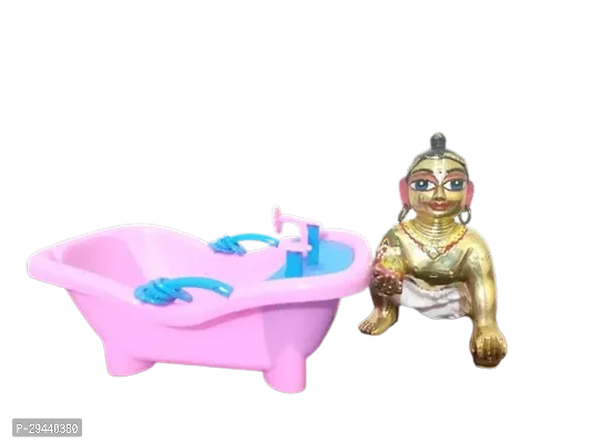 Pink Color Bathtub for Laddu Gopal Size 0-3 | Swimming pool for Bal Gopal