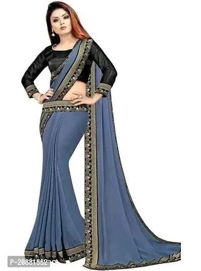 Beautiful Georgette Saree With Blouse Piece