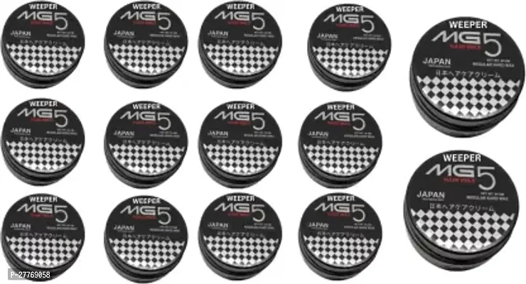 PRASADHKAM Hair Styling Wax, Hair Gel, Hair Cream For Men  Boys MG5 (Pack Of 14)