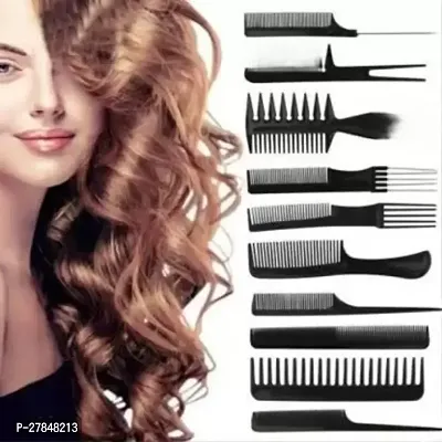 Professional Hair Styling Comb For Women And Men (Combo Set 10)-thumb0