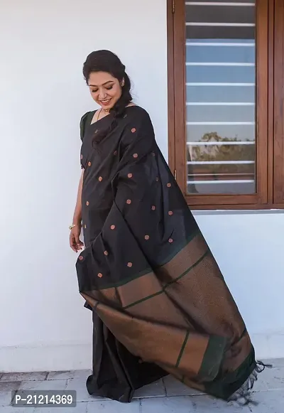 Elegant  Art Silk Saree without Blouse piece For Women-thumb2