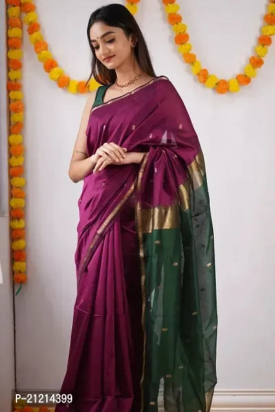 Elegant  Art Silk Saree without Blouse piece For Women