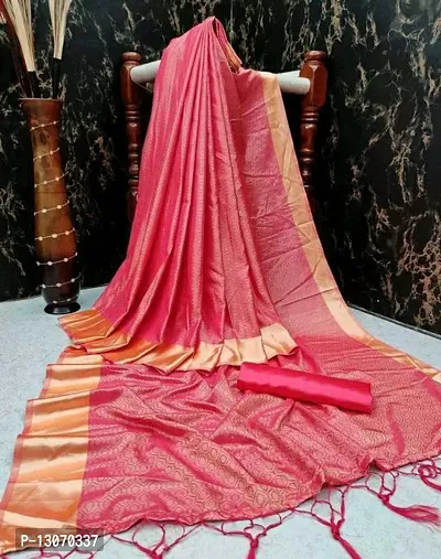 Fancy Sana Silk Saree with Blouse Piece for Women