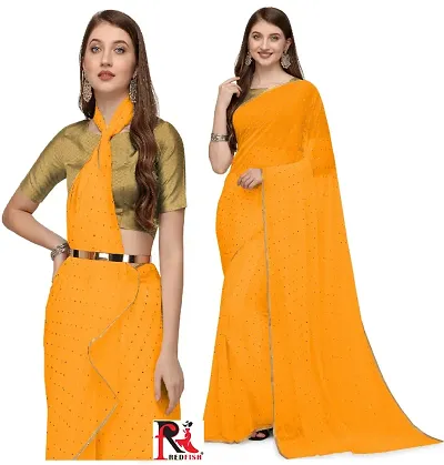 Classic Chiffon Saree with Blouse piece