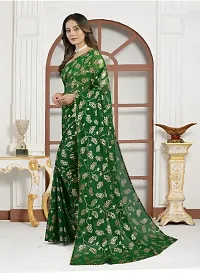 Beautiful Georgette Saree With Blouse Piece For Women-thumb2