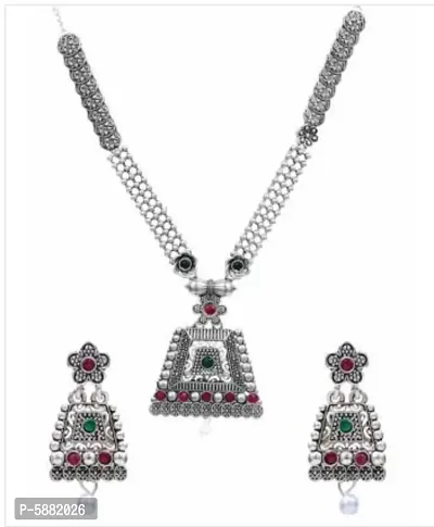 German Silver Alloy Necklace Set-thumb3