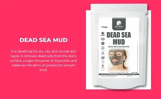 AmazerCare Dead Sea Mud Powder for Face Pack, Body  Hair (225gm, 1 Pouch) Natural Dead Sea Mud Mask for Face, Clay Face Mask-thumb2