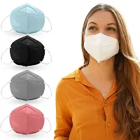 AmazerCare N95 Disposable MULTICOLOR 5 layers Face Mask (Pack of 20, Regular Size) CE certified  ISO 13485-thumb3