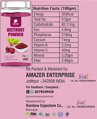 AmazerCare Amla  Beetroot Powder Combo (Dehydrated, 200gm Jar each) - Super Detox  Immune Booster Combo, Pure  Natural For Eating  Drink, For Healthy Liver, Full of Nutrients-thumb2