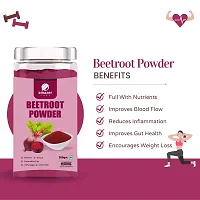 AmazerCare Beetroot + Moringa + Amla Powder - Great Immune Booster Combo, Pure  Natural For Eating  Drink, Jar Packing, Superfood , (Dehydrated, 200+100+200gm each) Full of Nutrients-thumb1