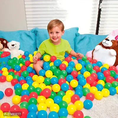 MINITOES 24PCS Baby Premium Multicolour Balls for Kids Pool Pit/Ocean Ball Without Sharp Edges Soft Balls for Toddler Play Tents  Tunnels Indoor  Outdoor Bath Toy-thumb2