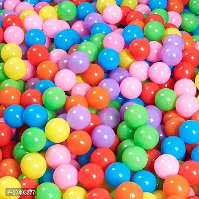 MINITOES 24PCS Baby Premium Multicolour Balls for Kids Pool Pit/Ocean Ball Without Sharp Edges Soft Balls for Toddler Play Tents  Tunnels Indoor  Outdoor Bath Toy-thumb3