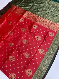 Beautiful Cotton Silk Saree with Blouse piece-thumb2