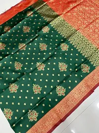 Beautiful Cotton Silk Saree with Blouse piece-thumb2