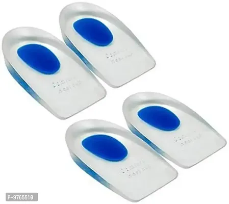GRAH SANGRAH? Gel Heel Protector Insole Cups for Swelling, Pain Relief, Foot Care Support Cushion for Men and Women or Stylish Plastic Shoe Horns-thumb0