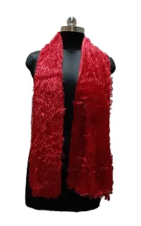 AFSH Women's Velvet Fur Soft Stole, Scarves wear Warm winter Stole for Women-thumb2