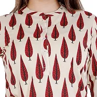 SIDDHANAM Trendy Pure Cotton Printed Casual wear top-thumb4