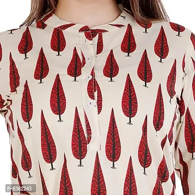 SIDDHANAM Trendy Pure Cotton Printed Casual wear top-thumb5