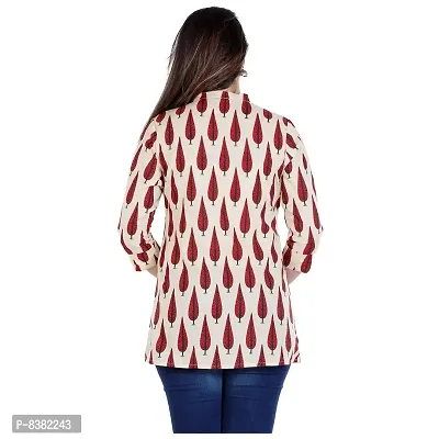 SIDDHANAM Trendy Pure Cotton Printed Casual wear top-thumb2