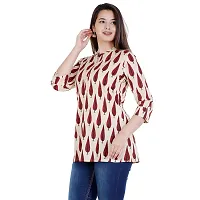 SIDDHANAM Trendy Pure Cotton Printed Casual wear top-thumb3