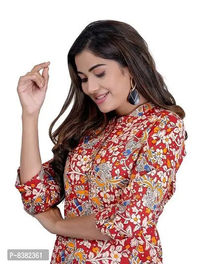 SIDDHANAM Trendy Mutlicolor Cotton Printed Casual wear top-thumb0