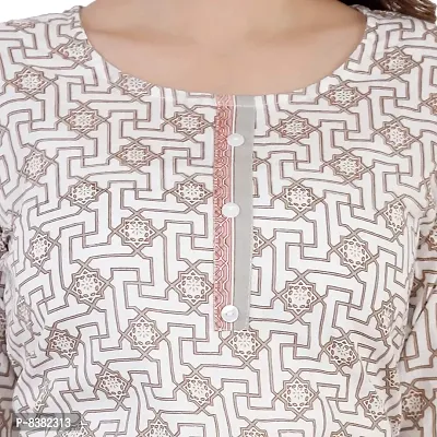 SIDDHANAM Multicoloured Printed 100% Pure Cotton top-thumb5