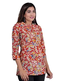 SIDDHANAM Trendy Mutlicolor Cotton Printed Casual wear top-thumb2