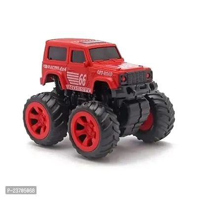 8-bit Monsto The Monster Truck Toy Car , Friction Truck (Red)