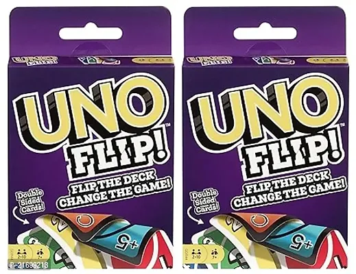 Premium Quality Uno Flip Side Card Game (Pack Of 2)