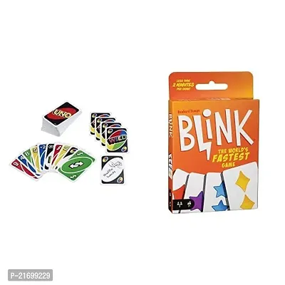 Premium Quality Uno Playing Card Game Reinhards Staupe Blink The World Fastest Card Game For Adults, Multi Color