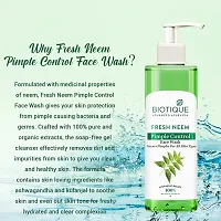 Biotique Fresh Neem Pimple Control Face Wash 200ml-thumb1