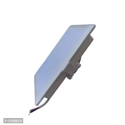 6Pillars 8 Watt Trim Less LED Square False Ceiling Panel Light (8 Watt, 1 pc)-thumb5