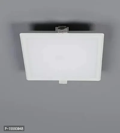 6Pillars 8 Watt Trim Less LED Square False Ceiling Panel Light (8 Watt, 2 pc)-thumb4