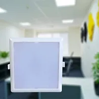 6Pillars 8 Watt Trim Less LED Square False Ceiling Panel Light (8 Watt, 2 pc)-thumb4