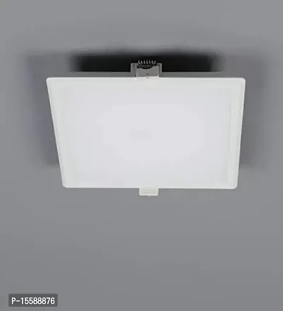 6Pillars 8 Watt Trim Less LED Square False Ceiling Panel Light (8 Watt, 1 pc)-thumb2