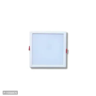 6Pillars 8 Watt Trim Less LED Square False Ceiling Panel Light (8 Watt, 1 pc)-thumb0