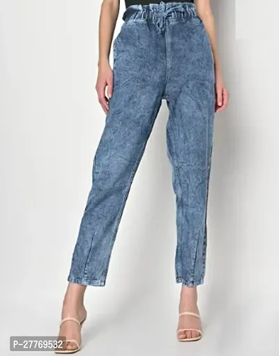 Classic Denim Solid Jeans for Women