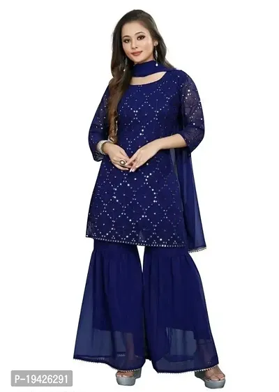 Fancy Georgette Kurta Set For Women