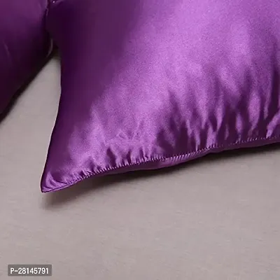 Soft Breathable Smooth Cooling Silk Pillow Covers Pack of 2 (18x28 Inches)-thumb5