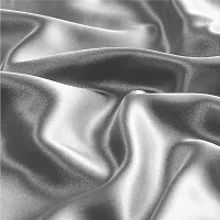 Young Arrow Satin Pillowcase for Hair and Skin, Silk Satin Pillowcase with Envelope Closure, Soft Breathable Smooth Cooling Silk Pillow Covers Pack of 2 Size (18x28 Inches) (Silver)-thumb4