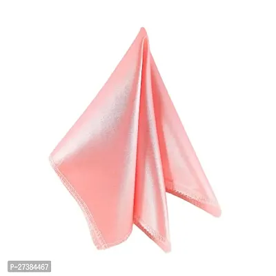 Young Arrow Satin Pocket Square for Men, Wedding Handkerchief for Suits, Blazers  Tuxedo Men's Pocket Square (Pearl Pink)-thumb0