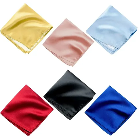 Young Arrow Satin Pocket Square for Men, Wedding Handkerchief for Suits, Blazers  Tuxedo Men's Pocket Square (Pearl White)