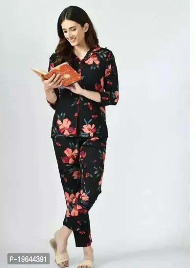 Stylish Fancy Polyester Printed Night Dresses For Women