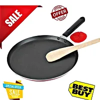 Special Non Stick Dosa Tawa 28 cm Size.2.6 mm Thickness,  3 Coats, Red and black, Aluminum-thumb2